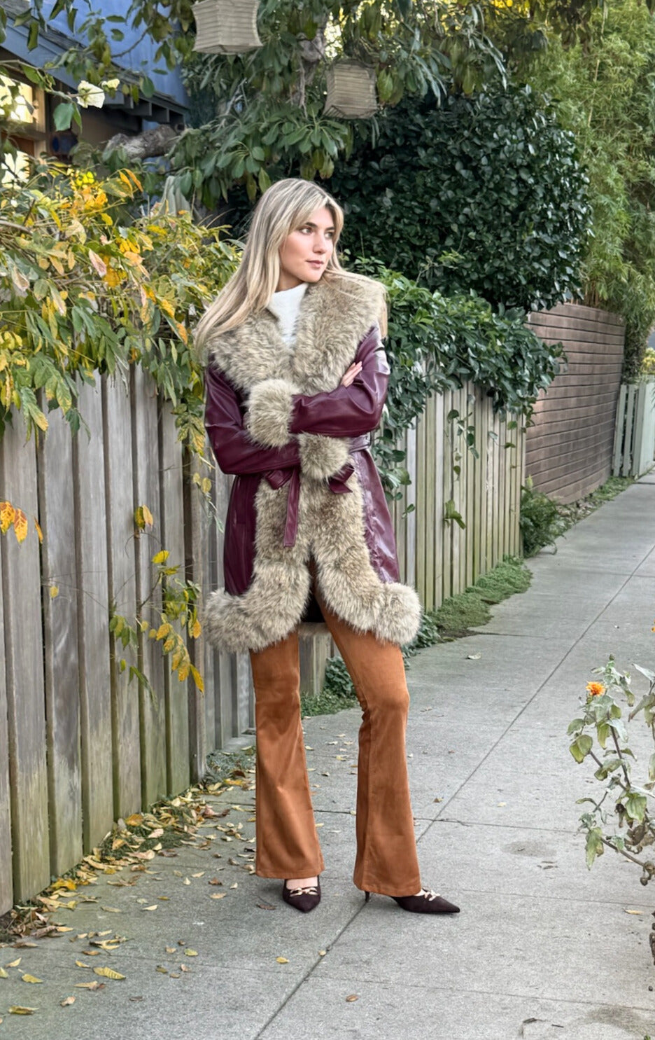 Marisa Fur Trimmed Coat