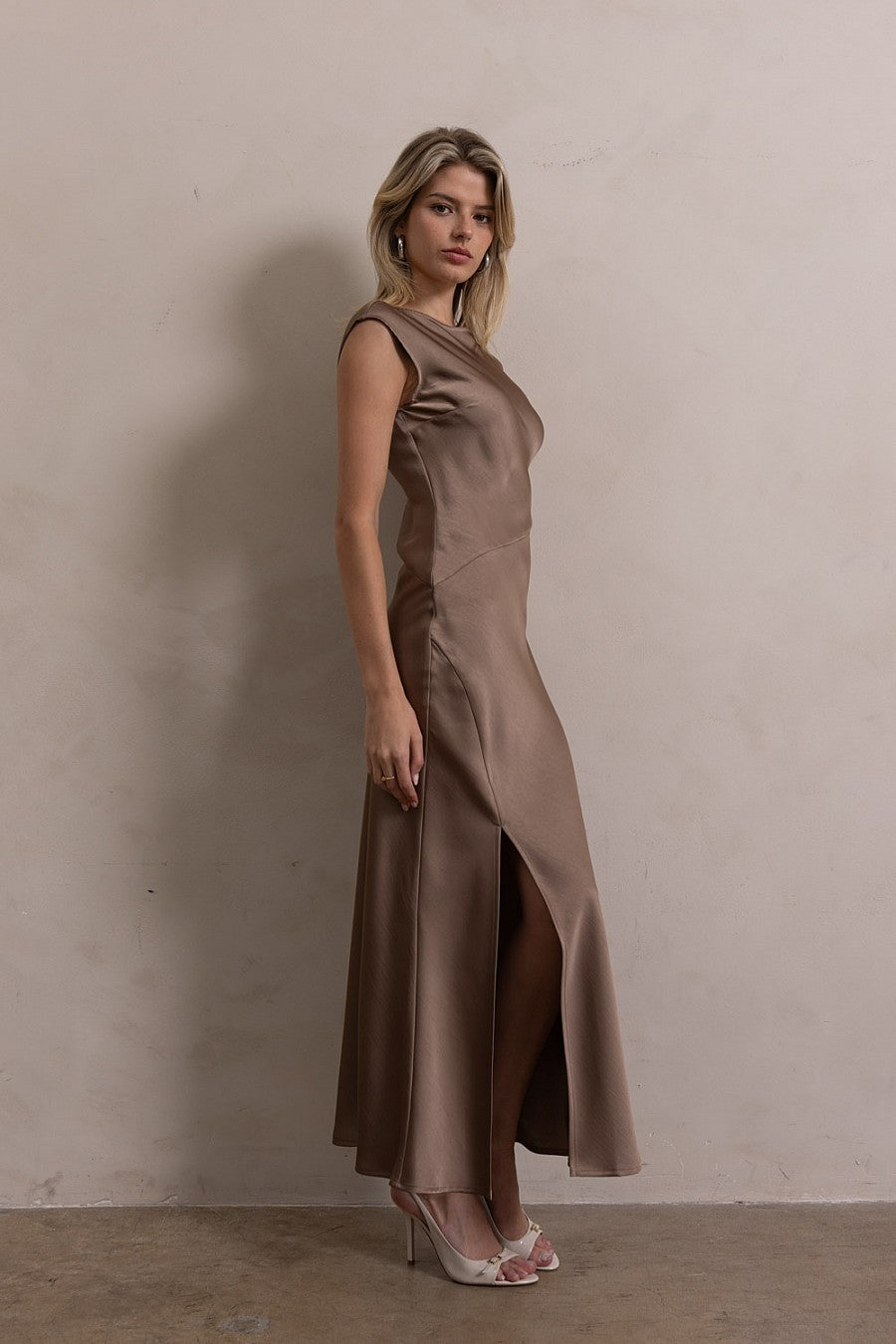 Naomi Satin Dress