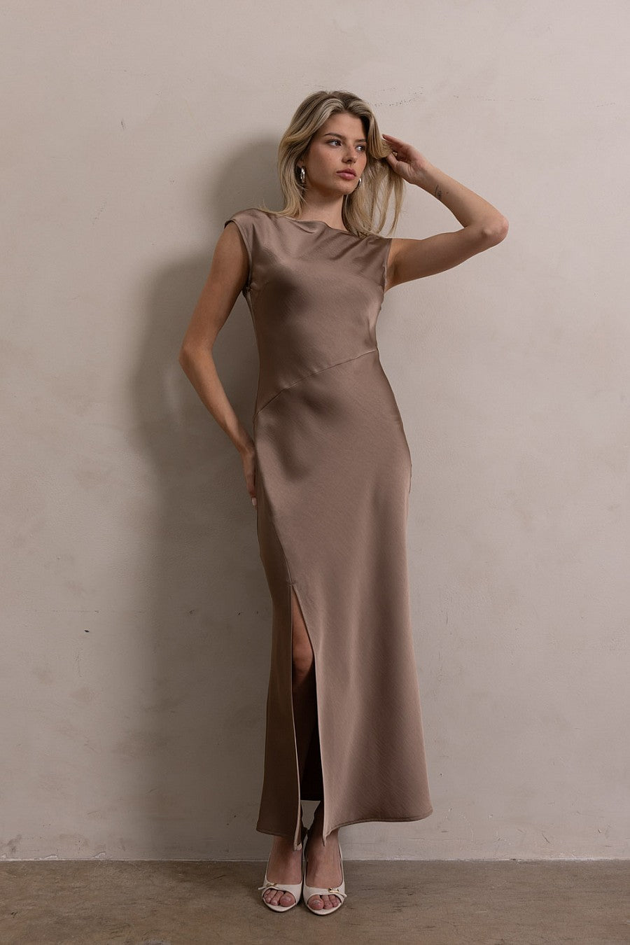Naomi Satin Dress