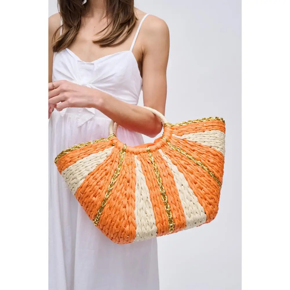 Camden Straw Beach Top Handle Tote