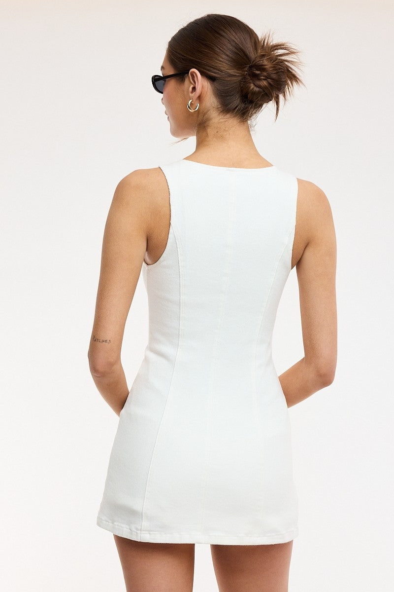 Nadja Blanc Mini Dress