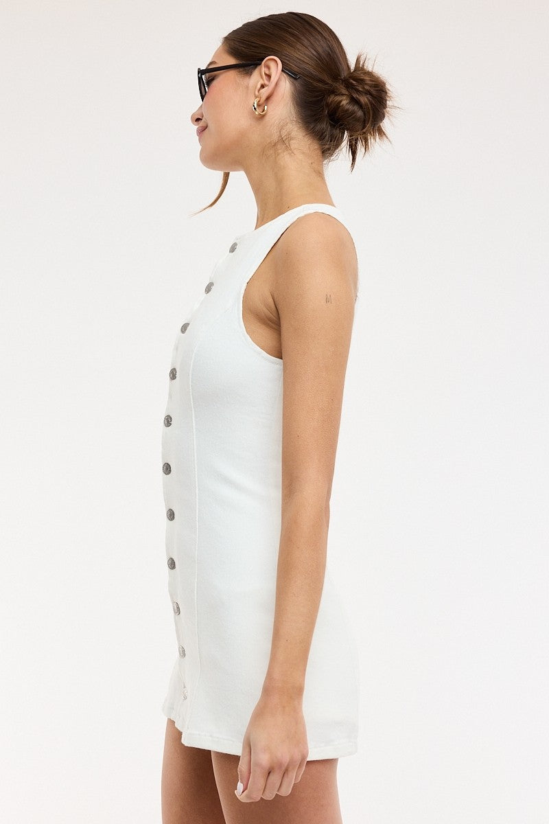 Nadja Blanc Mini Dress